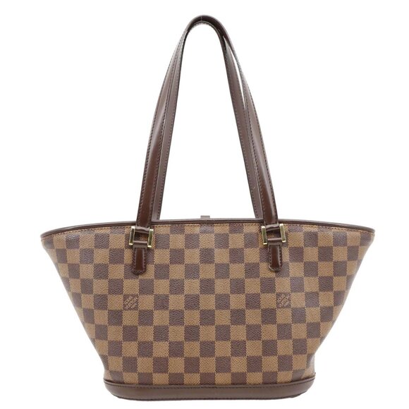 Louis Vuitton Manosque PM Damier Ebene Shoulder Bag Brown - Picture 4 of 16